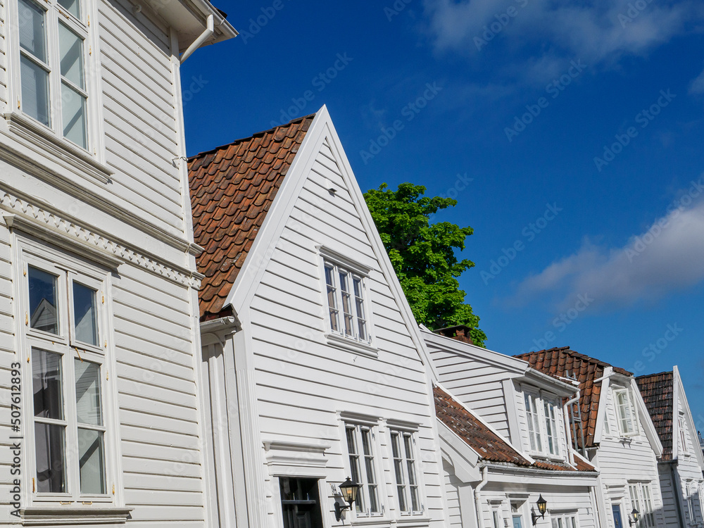 Die Altstadt von Stavanger in Norwegen