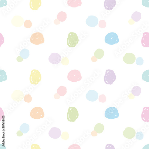 seamless pattern with easter eggs