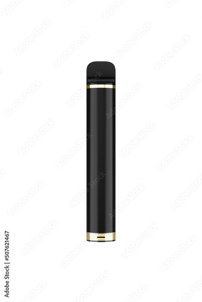 Vape electronic cigarette, eliquid, blank, 3d, 2500 puff, on white Vape electronic cigarette, eliquid, blank, 3d, 2500 puff, on white