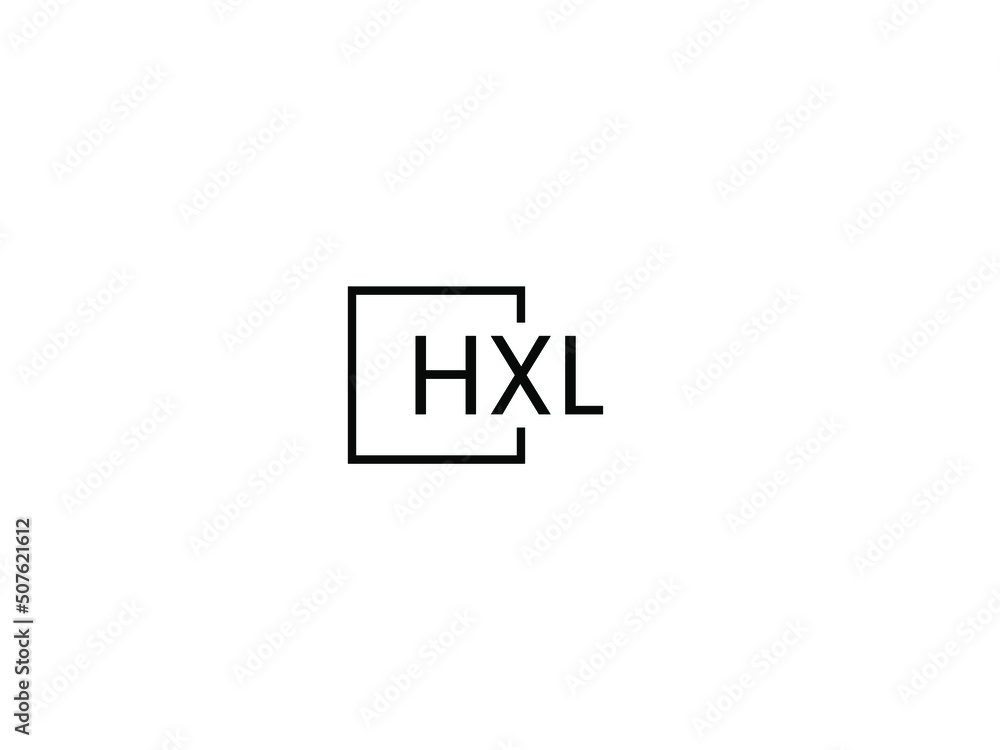 HXL letter initial logo design vector illustration HXL letter initial logo design vector illustration