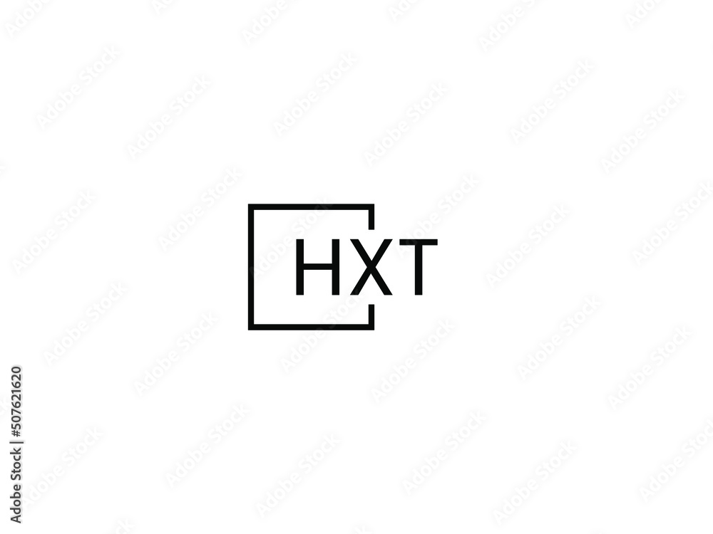 HXT letter initial logo design vector illustration HXT letter initial logo design vector illustration