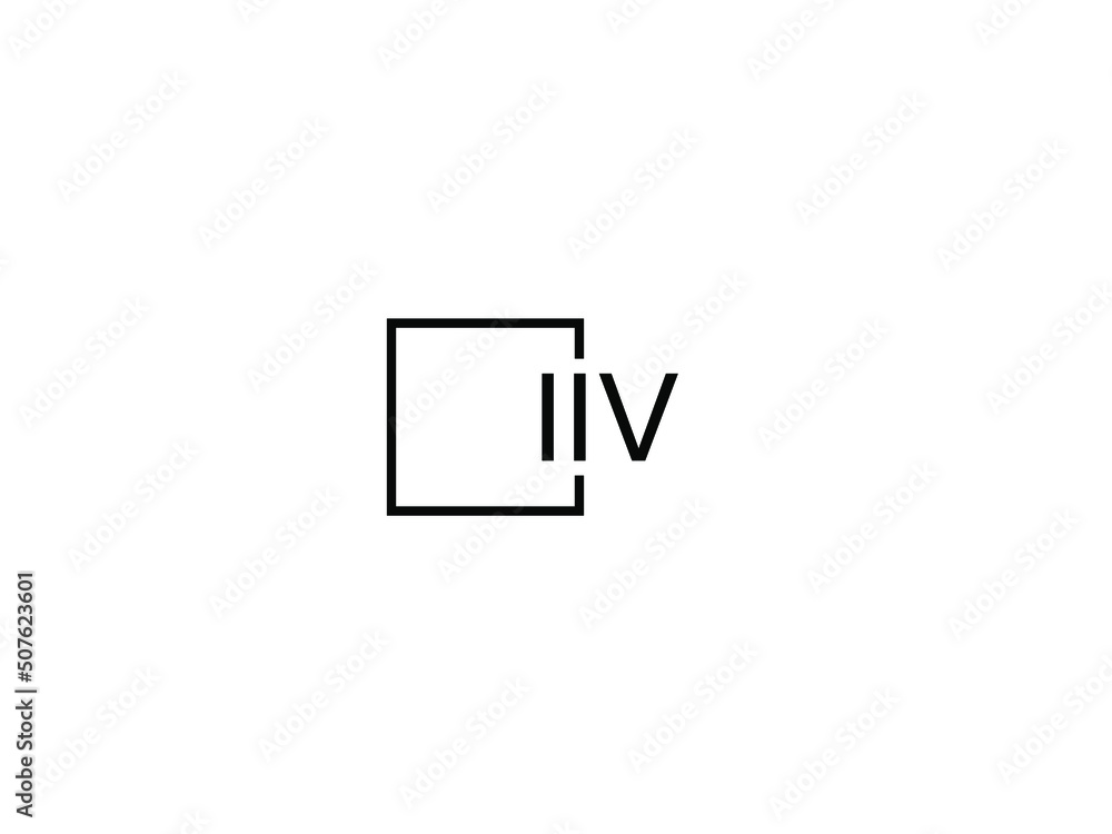 IIV letter initial logo design vector illustration IIV letter initial logo design vector illustration