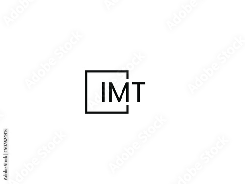 IMT letter initial logo design vector illustration photo