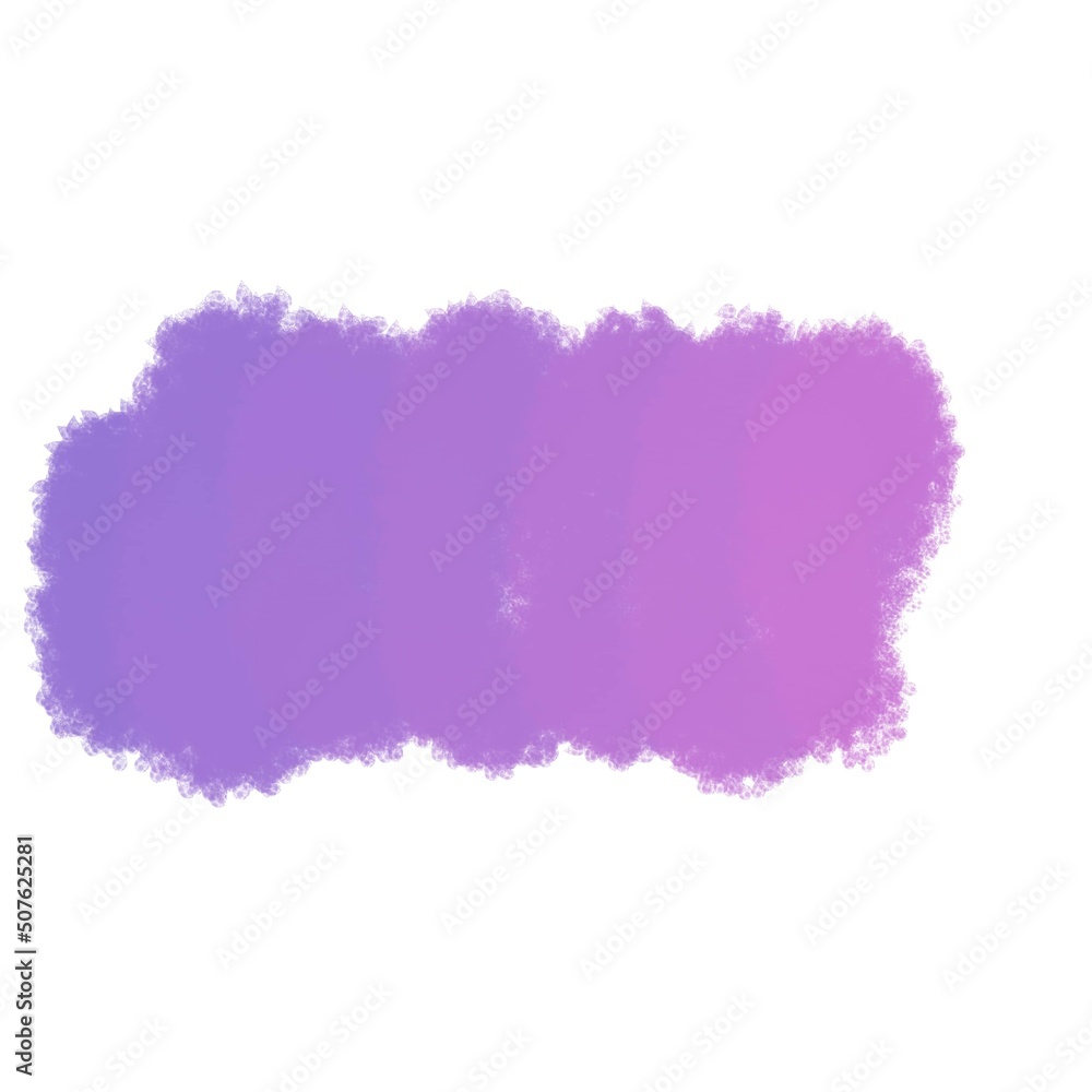 watercolor brush strokes  gradient purple