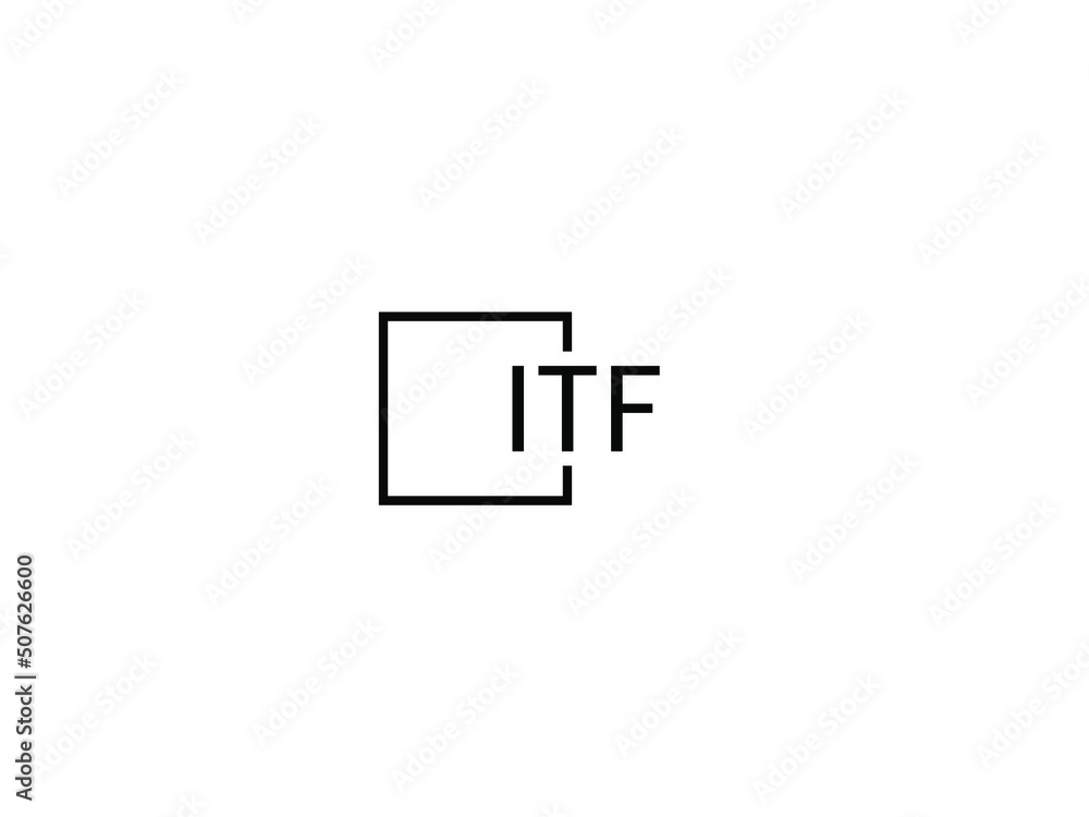 ITF letter initial logo design vector illustration ITF letter initial logo design vector illustration