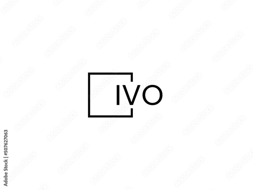 IVO letter initial logo design vector illustration IVO letter initial logo design vector illustration
