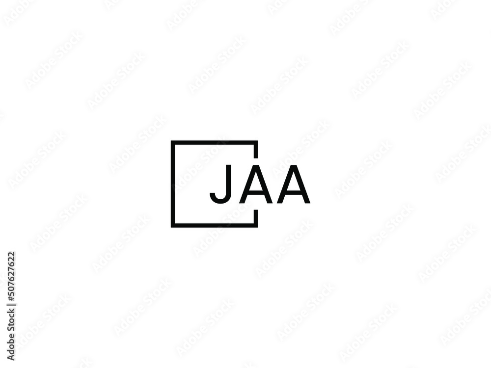 JAA letter initial logo design vector illustration JAA letter initial logo design vector illustration