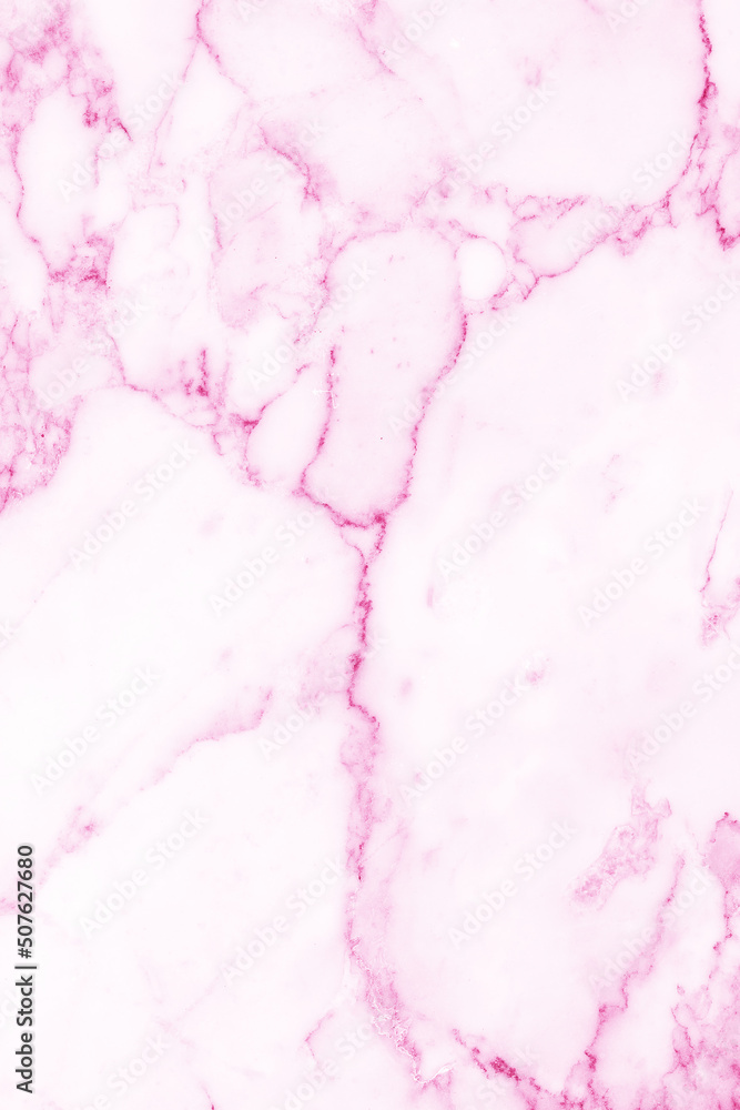 Naklejka premium Pink marble texture background pattern with high resolution.