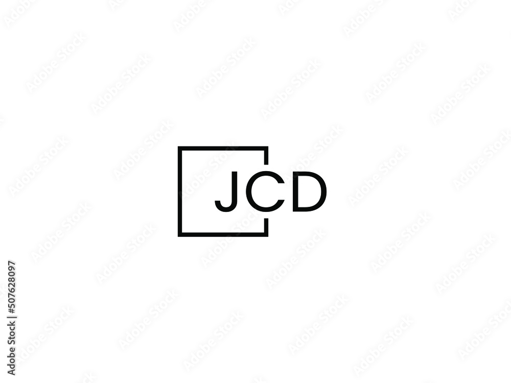 JCD letter initial logo design vector illustration JCD letter initial logo design vector illustration