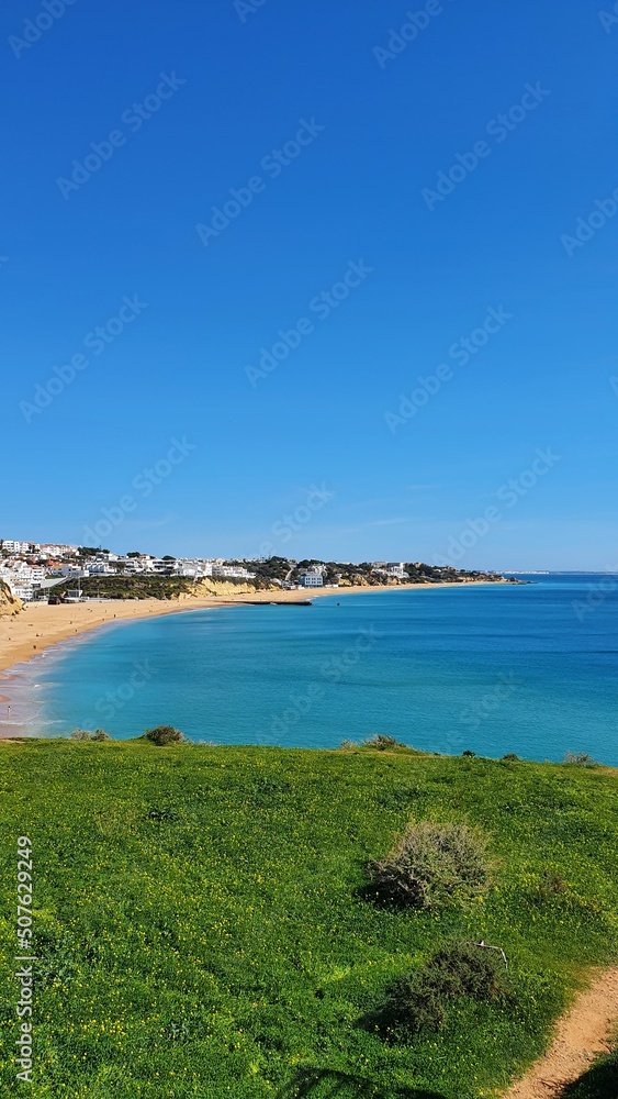 Coastline Algarve, Portugal, Albufeira Küste Beach