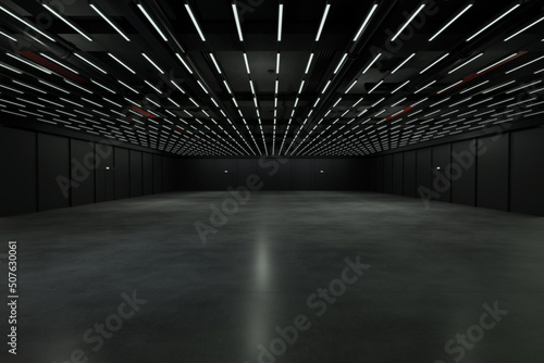 Canvastavla Empty hall exhibition centre