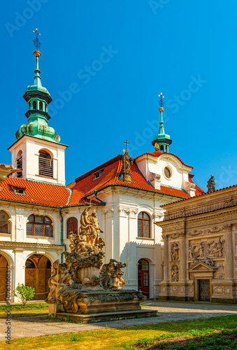 Court yard of Loreto liturgical treasury in Praha, Czech capitol