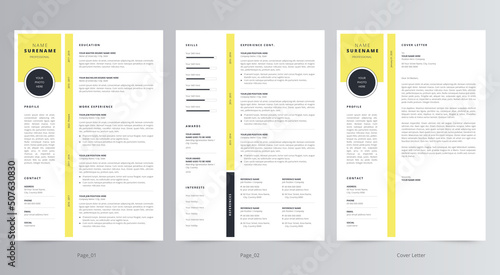 Professional Resume/CV and Cover Letter Template