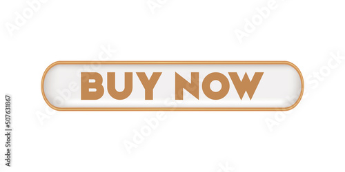 buy now gold square button isolated on white background