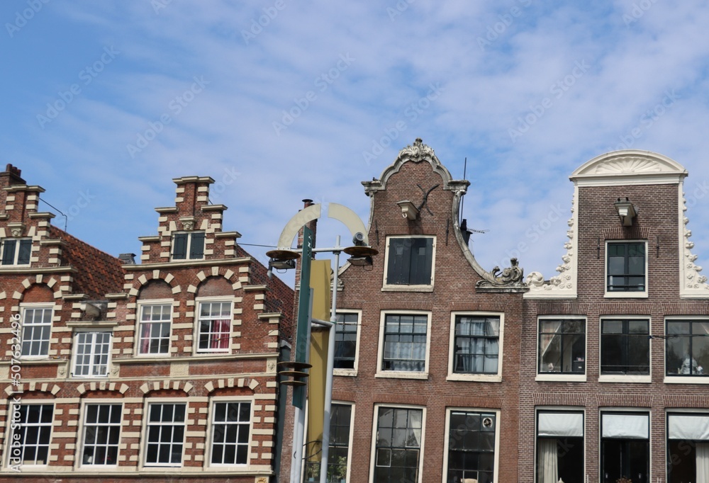 Fototapeta premium houses in Amsterdam 