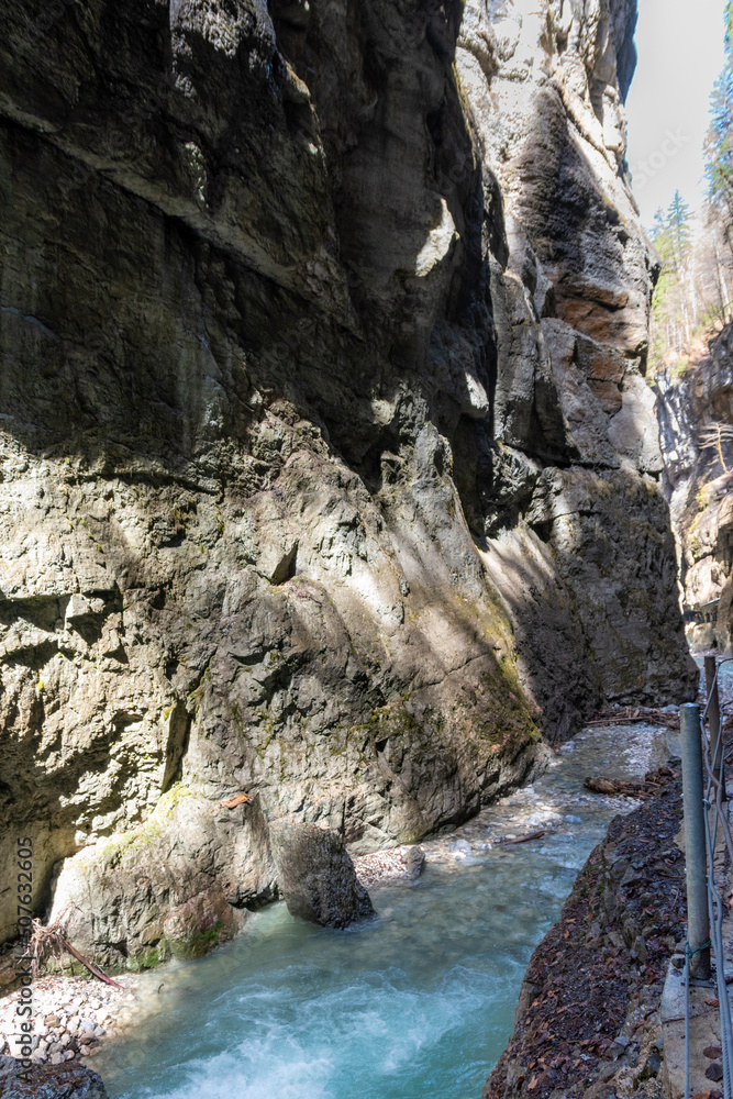 Partnach gorge in Garmisch-Partenkirchen Partnach gorge in Garmisch-Partenkirchen