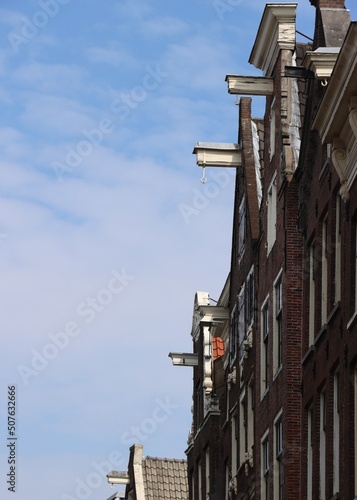 old facade in Amsterdam 