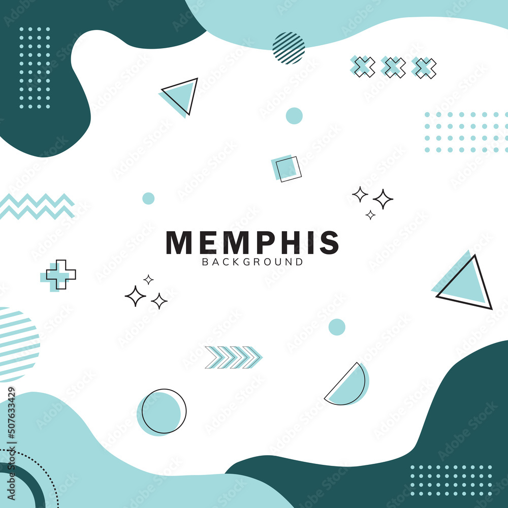 Memphis abstract background 