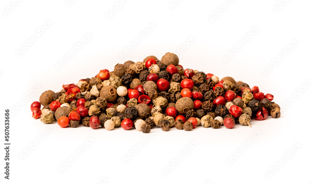 Set of various spices close-up, on a white background. Indian and Arabic condiment for cooking. Medicinal herbs and spices. Set of various spices close-up, on a white background. Indian and Arabic condiment for cooking. Medicinal herbs and spices.