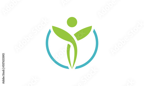 Health people care logo and symbols