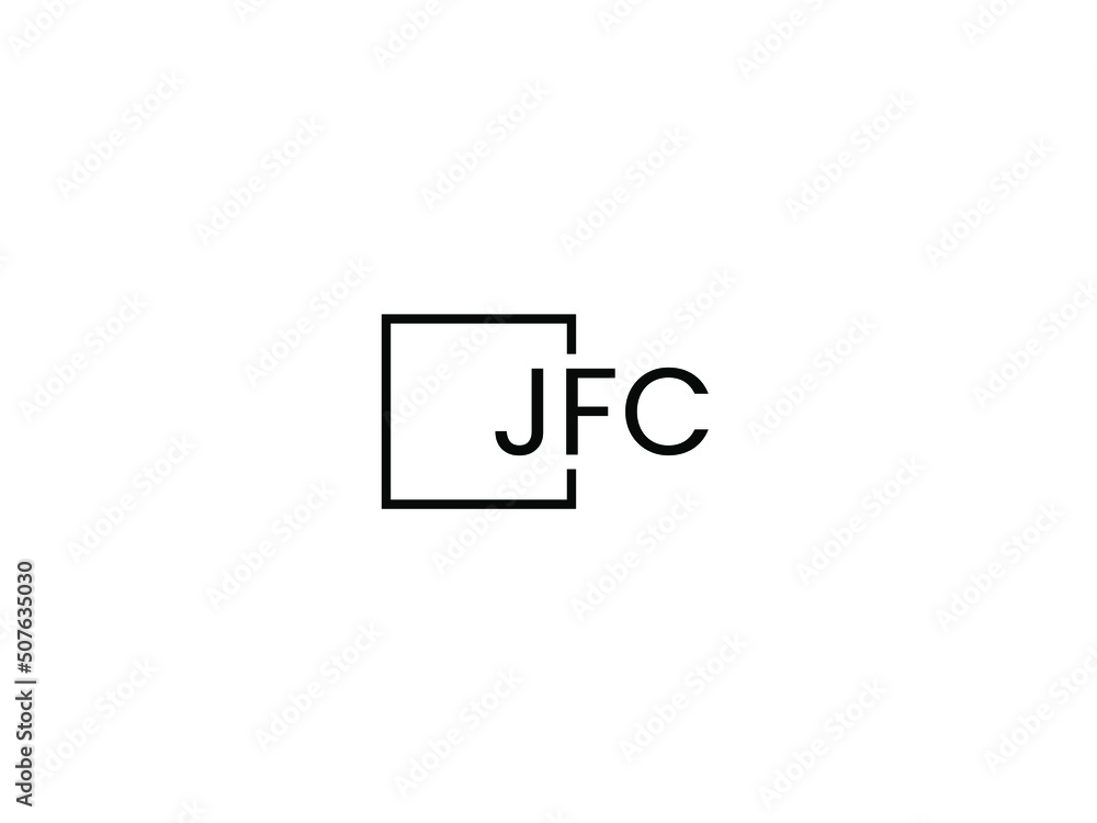 JFC letter initial logo design vector illustration JFC letter initial logo design vector illustration