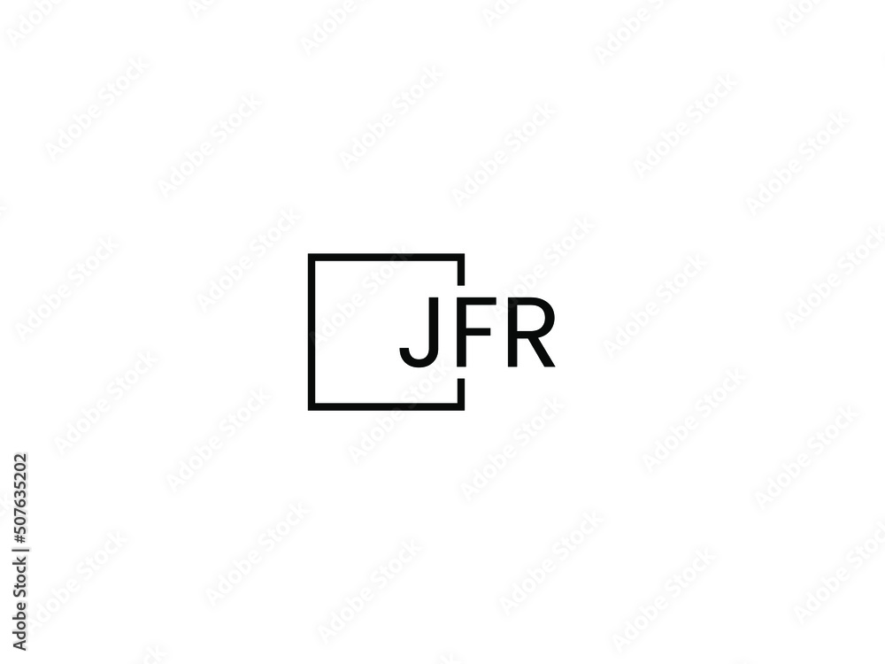 JFR letter initial logo design vector illustration JFR letter initial logo design vector illustration