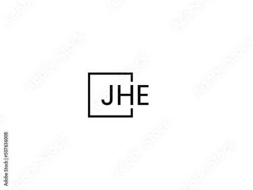 JHE letter initial logo design vector illustration  © Rubel