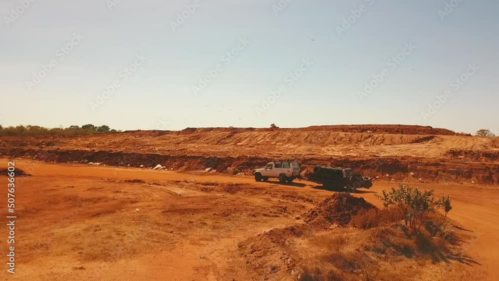 Trajet en 4x4 / 4WD dans les Kimberley en WA Western Australia en direction de Derbis Trajet en 4x4 / 4WD dans les Kimberley en WA Western Australia en direction de Derbis