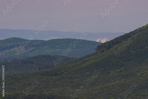 Cutout from a mountain landscape, seen from a great distance © majochudy