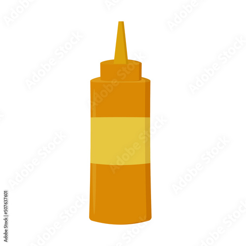 mustard sauce in bottle
