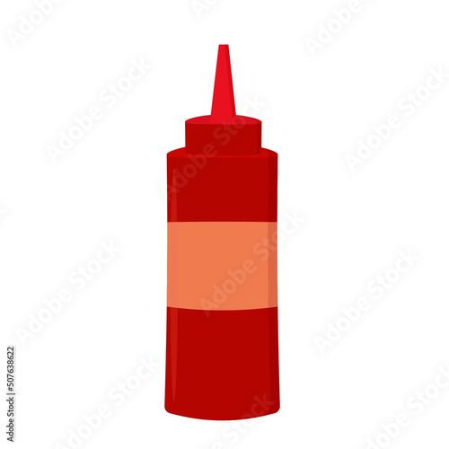 catsup sauce in bottle