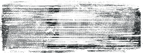 Glitch distorted geometric shape . Noise destroyed logo . Trendy defect error shapes . Glitched frame .Grunge textured . Distressed effect .Vector shapes with a halftone dots screen print texture.