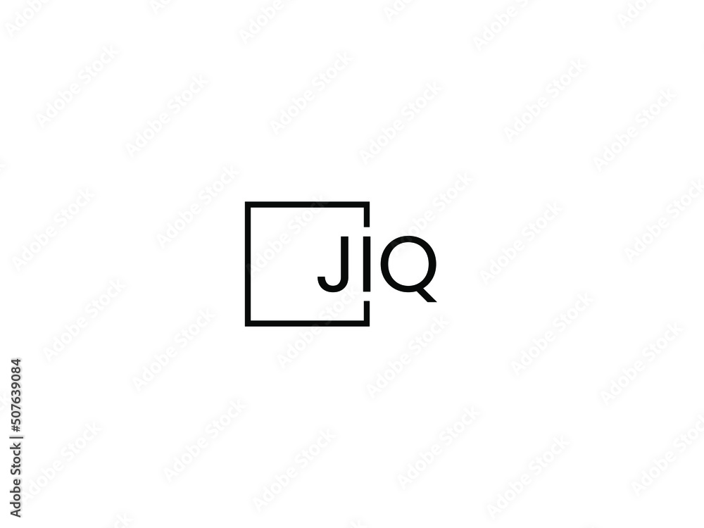 JIQ letter initial logo design vector illustration JIQ letter initial logo design vector illustration