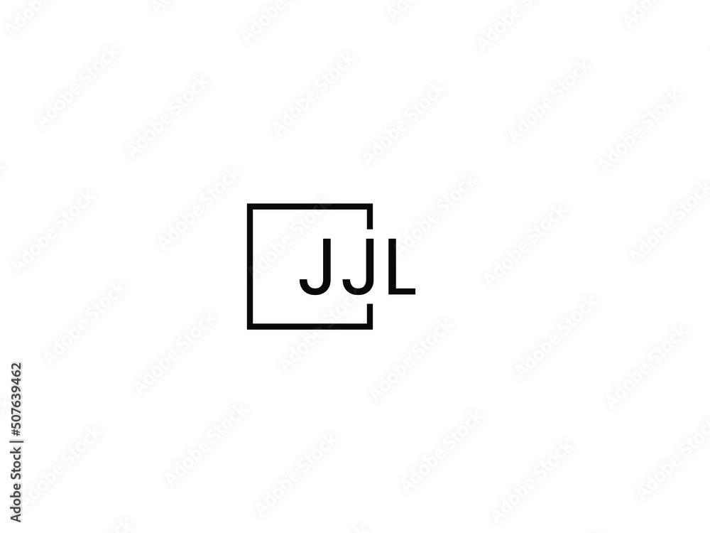 Obraz premium JJL letter initial logo design vector illustration