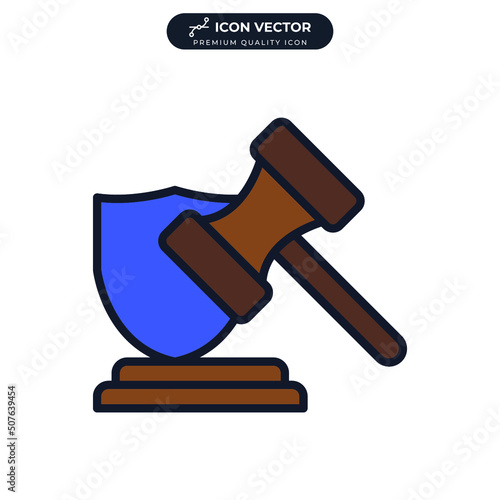 legal expenses icon symbol template for graphic and web design collection logo vector illustration