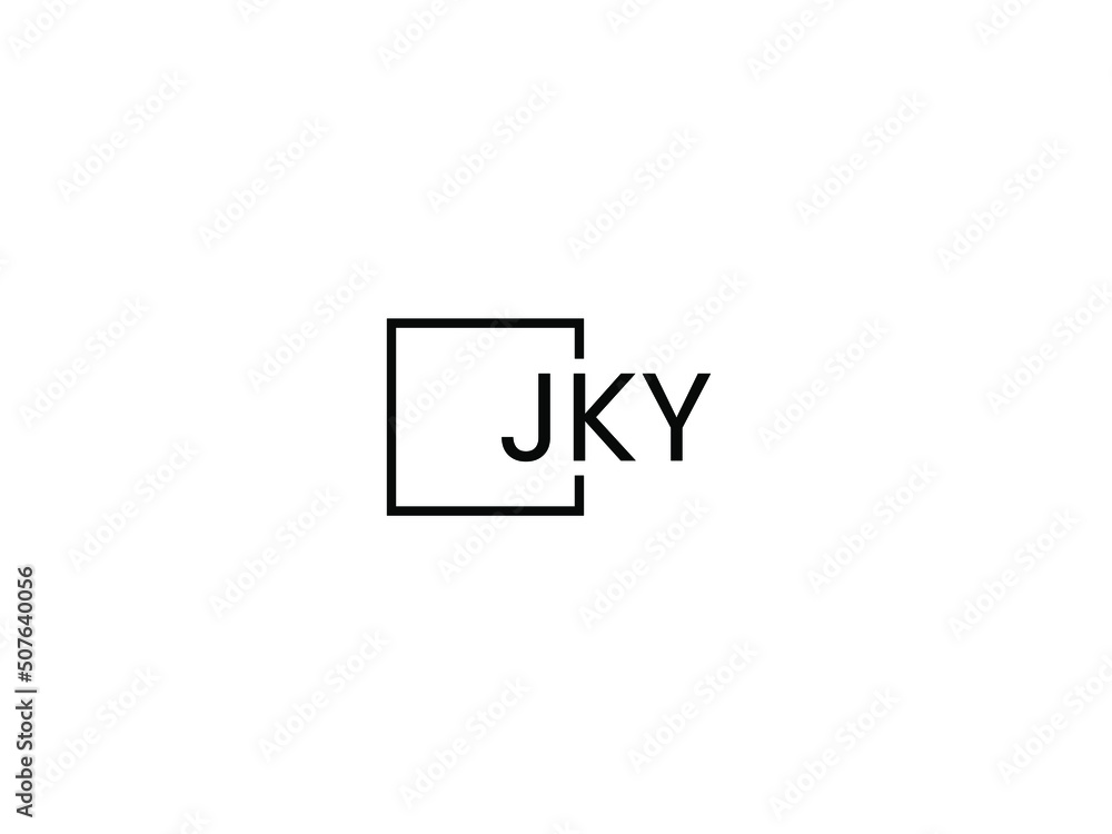 JKY letter initial logo design vector illustration JKY letter initial logo design vector illustration