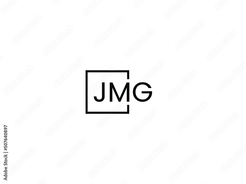 JMG letter initial logo design vector illustration JMG letter initial logo design vector illustration