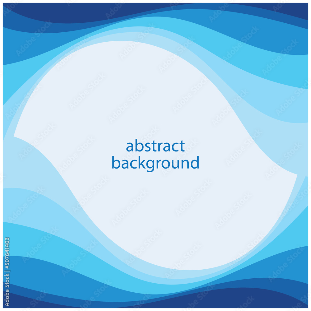 Blue wave vector abstract background flat design stock illustration Blue wave vector abstract background flat design stock illustration