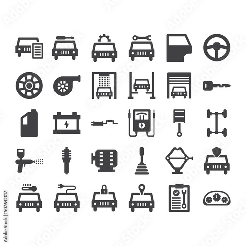 Car Service Icon - Car Maintenance Icon