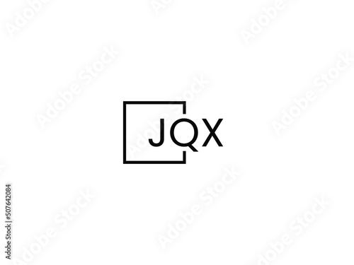 JQX letter initial logo design vector illustration