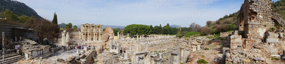 The ancient city of Ephesus in Turkey