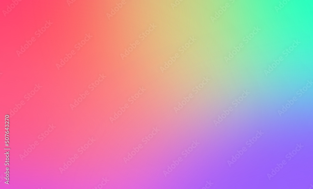 Fototapeta premium Light Multicolor abstract blurred background.New design for your web apps.Soft color gradients.design for mobile app.Rainbow gradient 