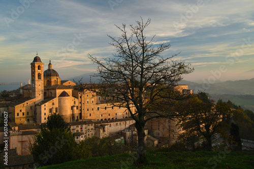 View of Urbino, Unesco World Heritage. Marche Region, Italy © massimo spagnoletti