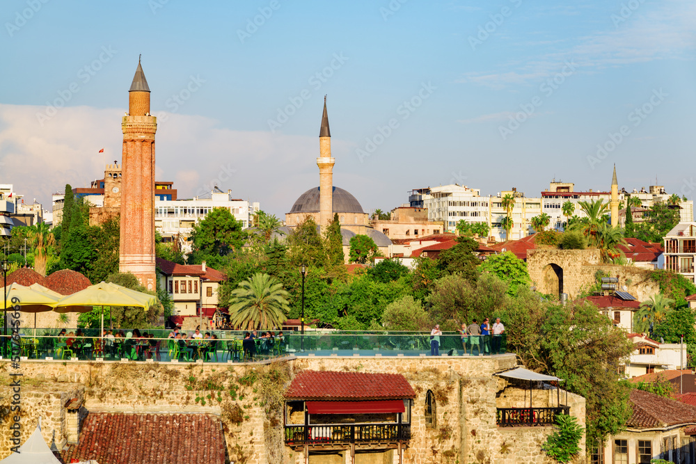 Scenic view of Kaleici in Antalya, Turkey