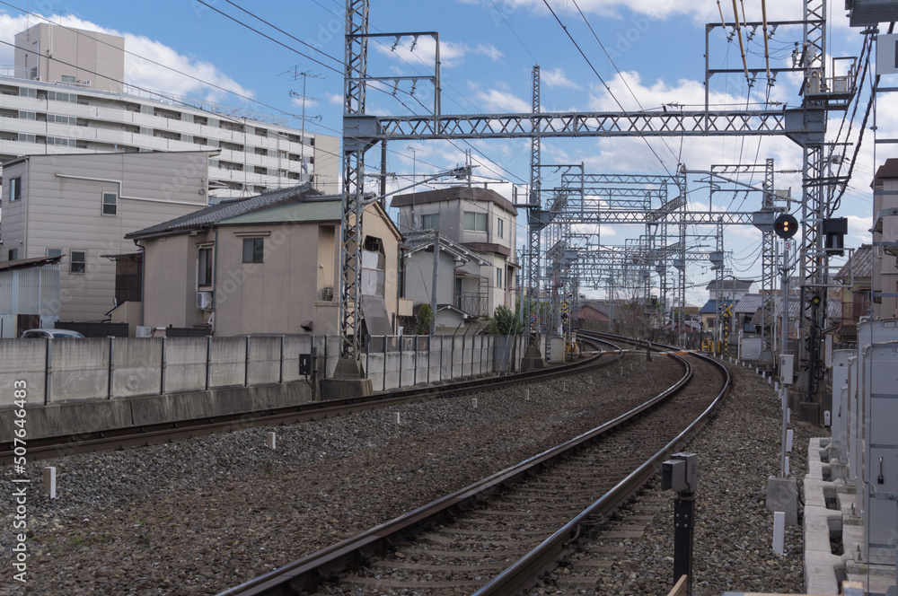 Keihan Electric Railway Sumizome Station, Fushimi-ku, Kyoto City