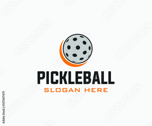 pickleball logo vector and sports logo