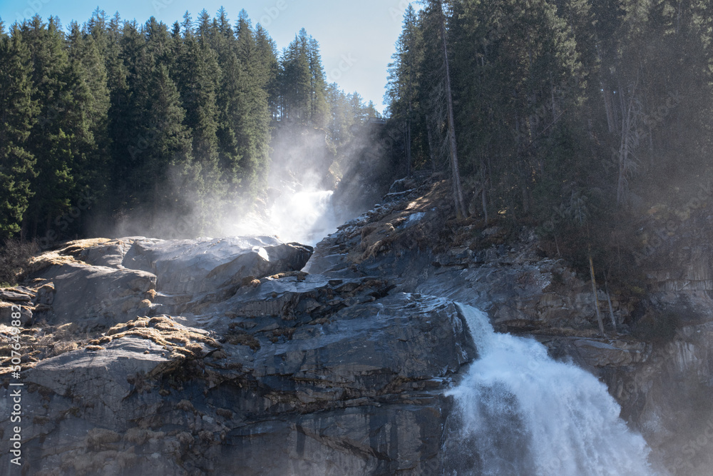 Krimml Waterfalls in Austria