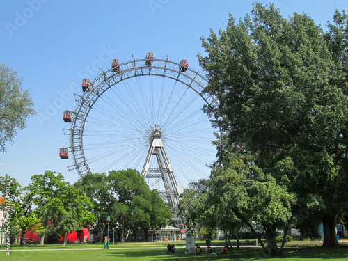 Photography A  Ferris Wheel from a Prater Park