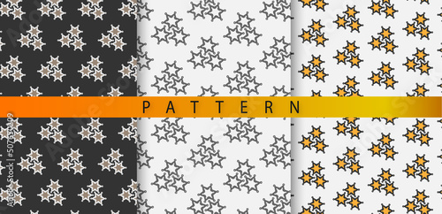 New pattern colorful minimal Collection of geometric seamless patterns simple minimal design Premium