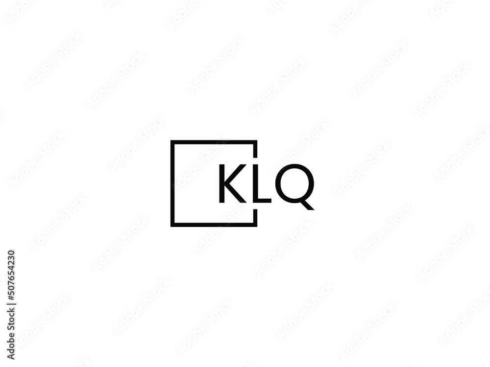 KLQ letter initial logo design vector illustration KLQ letter initial logo design vector illustration